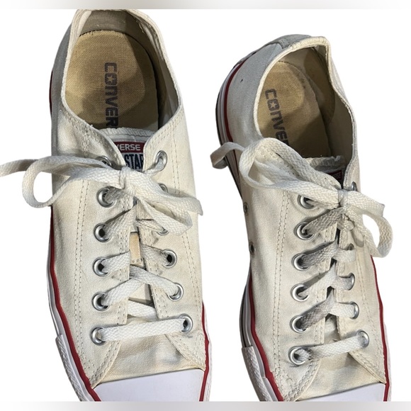 Mens white classic Converse All-Star Athletic Sneakers Shoes mens size 8. - Picture 3 of 6